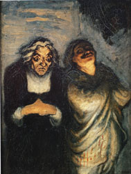 Honore  Daumier Scene from a Comedy